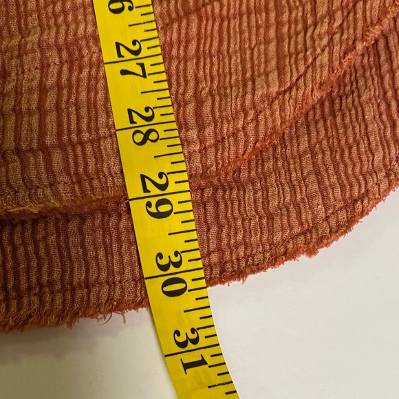 Kyla Seo Cotton Rust Terracotta Women's Tunic Top Bohemian Chic Style Soulful - Picture 11 of 11